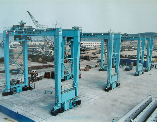 RTG cooperation with kone Cranes, Finland