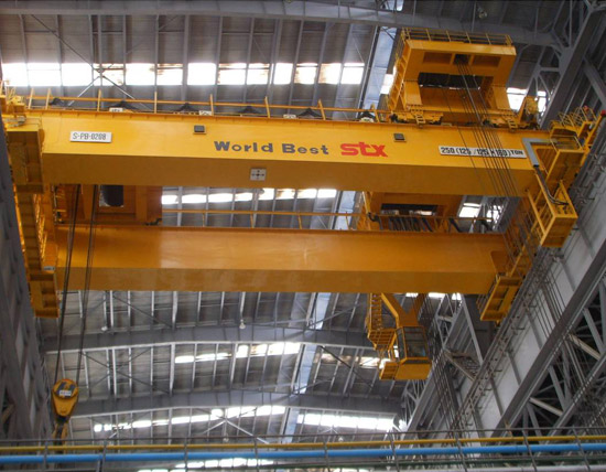 250（125+125）Electrical Overhead Crane using for Shipyard